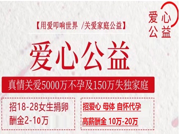 化德捐卵助孕生子 爱心志愿者招募